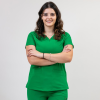 Bluza medicala Lotus Flex, stretch, verde chirurgical inchis, TS-NP10