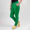 Pantaloni medicali Lotus Flex, stretch, cu snur, verde chirurgical inchis, TS-SP3 XL