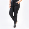 Pantaloni medicali Lotus Flex, stretch, cu snur, negru, TS-SP4 XS