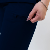 Pantaloni medicali Lotus Flex, stretch, cu snur, bleumarin, TS-SP3