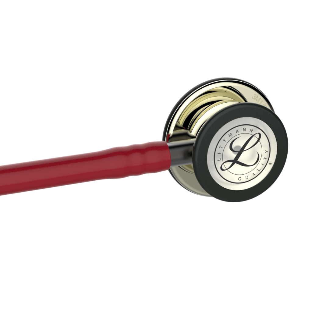 Stetoscop 3M Littmann Classic III Burgundy cu capsula sampanie 5864 - capsula vedere rasucita