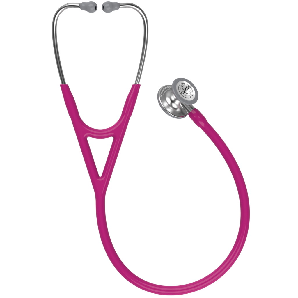 Stetoscop 3M Littmann Cardiology IV Roz inchis - Zmeura 6158 privire de ansamblu