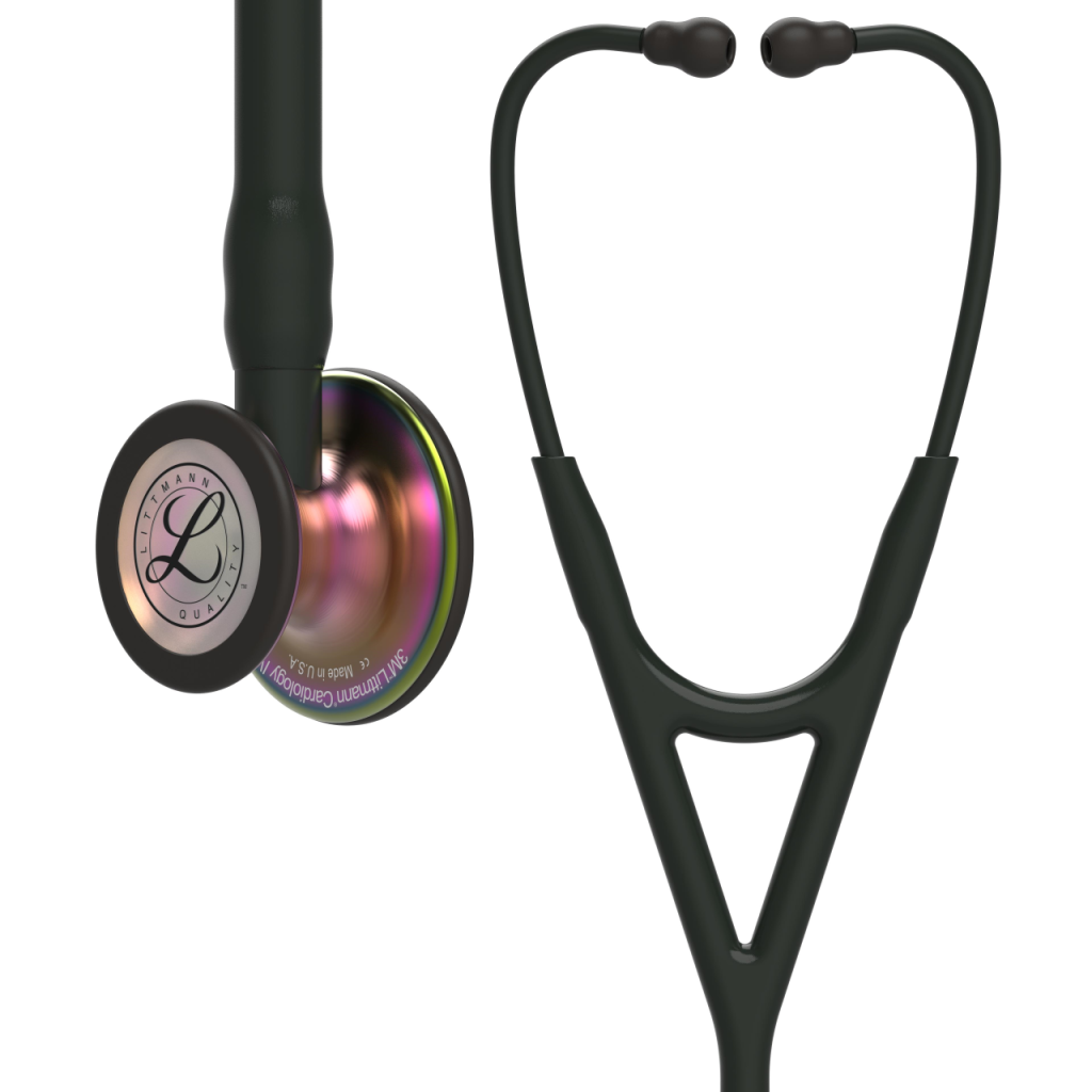 Stetoscop Littmann Cardiology IV Negru capsula curcubeu 6165