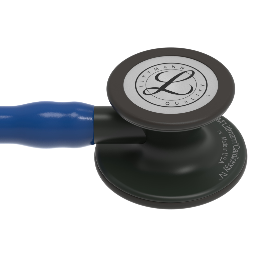 Stetoscop 3M Littmann Cardiology IV Bleumarin capsula fumurie finisaj lucios 6168  - capsula 