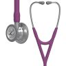 Pachet cardio - Stetoscop Littmann Cardiology IV Plum 6156 + Borseta stetoscop Cardio Neagra